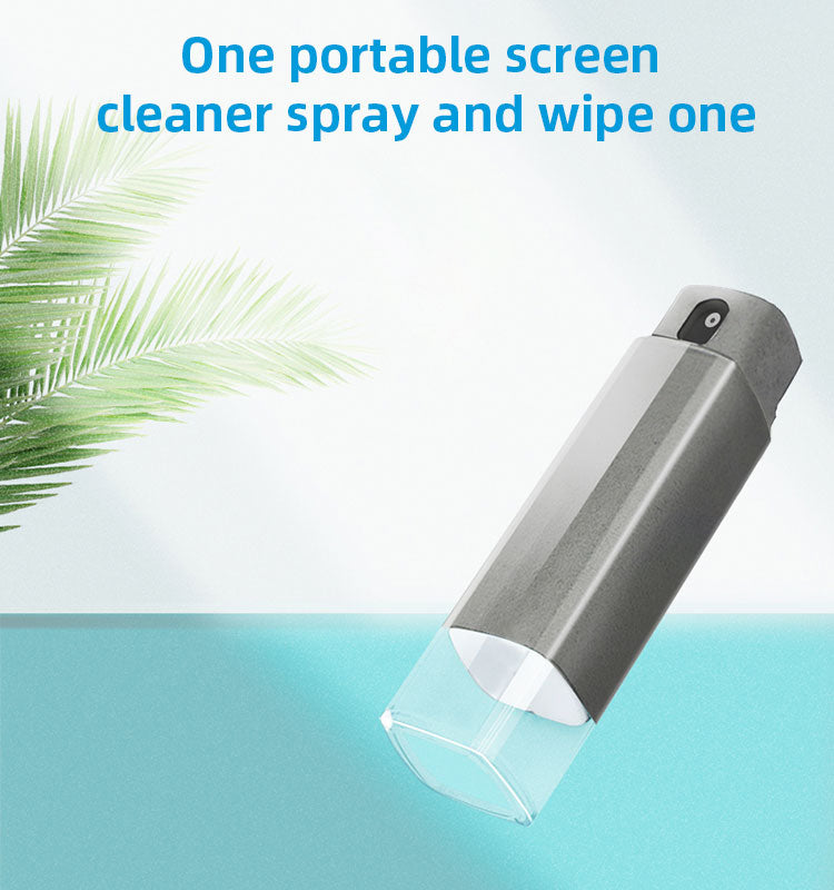 Touchscreen Mist Cleaner, Screen Cleaner, for All Phones, Laptop and Tablet Screens,Two in One Spray and Microfiber Cloth (