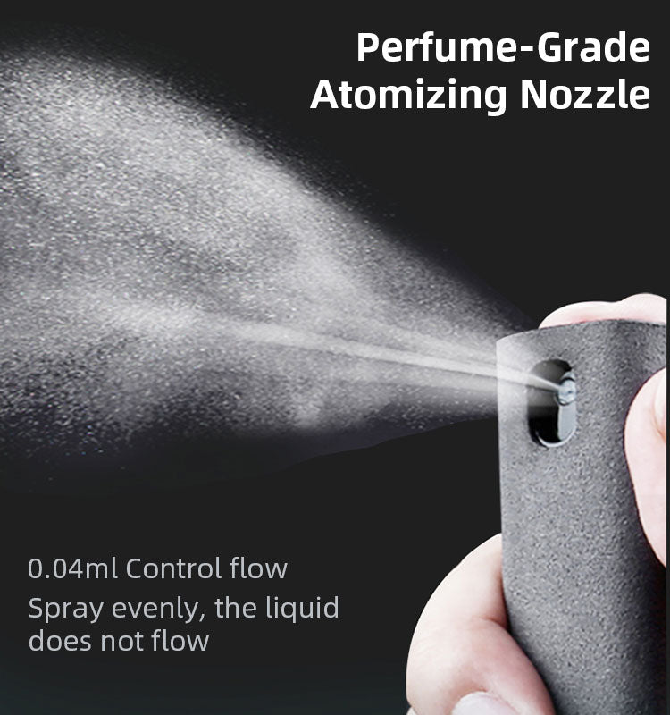 Touchscreen Mist Cleaner, Screen Cleaner, for All Phones, Laptop and Tablet Screens,Two in One Spray and Microfiber Cloth (