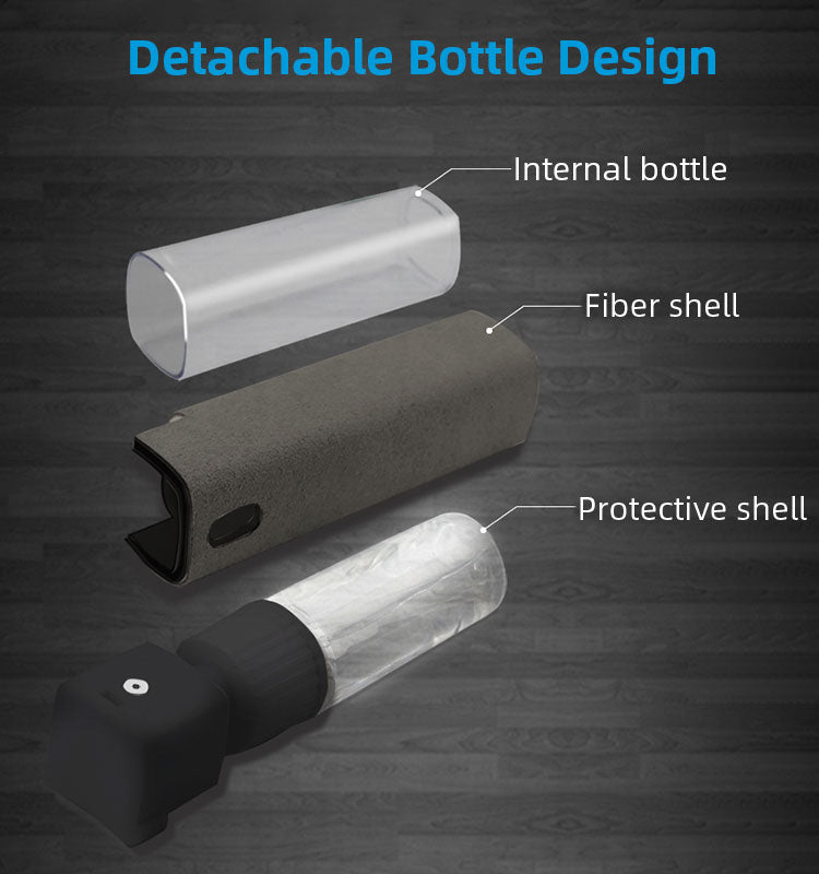 Touchscreen Mist Cleaner, Screen Cleaner, for All Phones, Laptop and Tablet Screens,Two in One Spray and Microfiber Cloth (