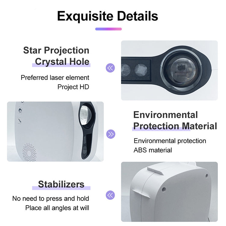 Moon Star Projector Night Light Bluetooth Music Speaker, Moon Nebula Light Projector with Remote Control, Galaxy Projector for Bedroom Ceiling