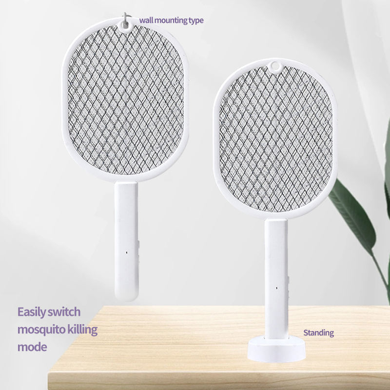 Electric Bug Zapper, Mosquito Bat with UV Light Lamp 1200mAh Rechargeable Battery, Dual Mode Mosquito Racket, Bug Zapper Mosquito Insect Killer 2700 Volt