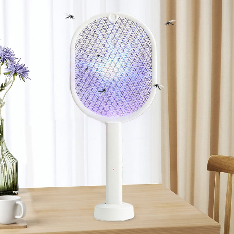 Electric Bug Zapper, Mosquito Bat with UV Light Lamp 1200mAh Rechargeable Battery, Dual Mode Mosquito Racket, Bug Zapper Mosquito Insect Killer 2700 Volt