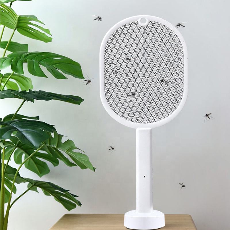 Electric Bug Zapper, Mosquito Bat with UV Light Lamp 1200mAh Rechargeable Battery, Dual Mode Mosquito Racket, Bug Zapper Mosquito Insect Killer 2700 Volt