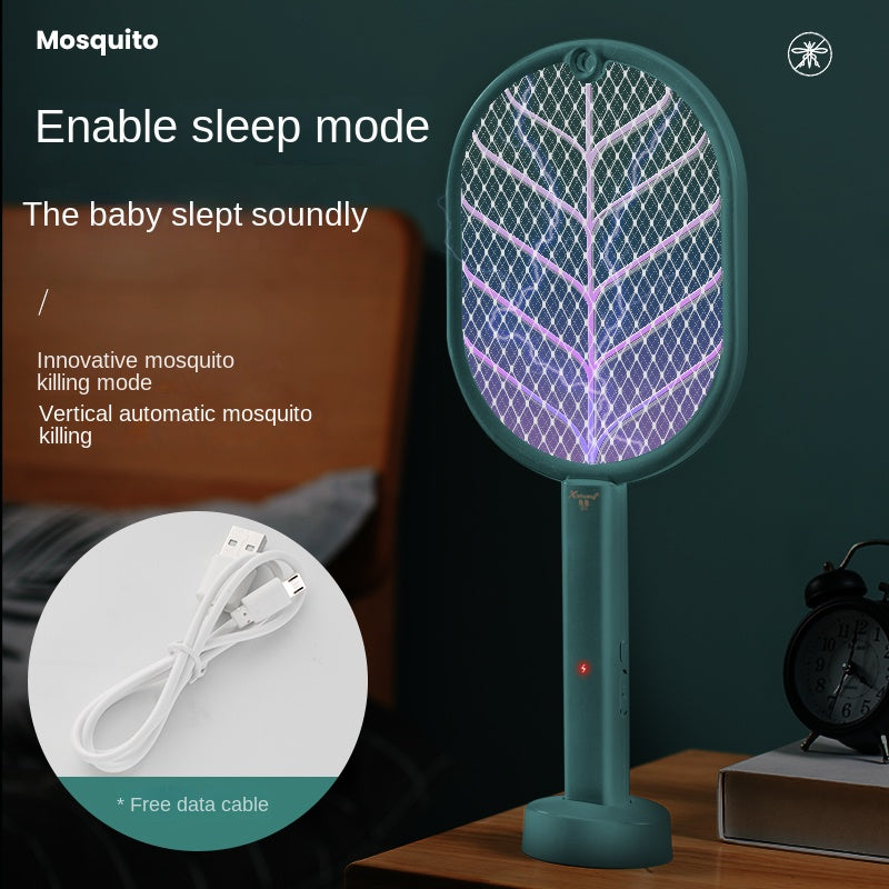 Electric Bug Zapper, Mosquito Bat with UV Light Lamp 1200mAh Rechargeable Battery, Dual Mode Mosquito Racket, Bug Zapper Mosquito Insect Killer 2700 Volt