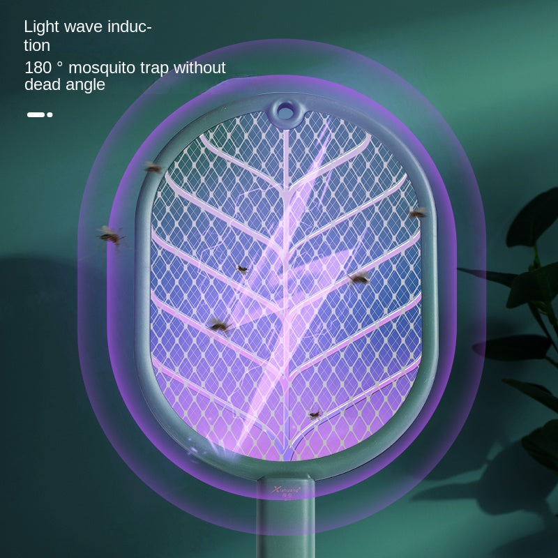 Electric Bug Zapper, Mosquito Bat with UV Light Lamp 1200mAh Rechargeable Battery, Dual Mode Mosquito Racket, Bug Zapper Mosquito Insect Killer 2700 Volt