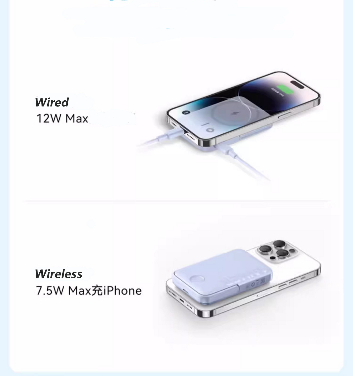 Anker Power Bank (MagGo), 5000mAh Magnetic Wireless Portable Charger With Foldable Stand and USB-C