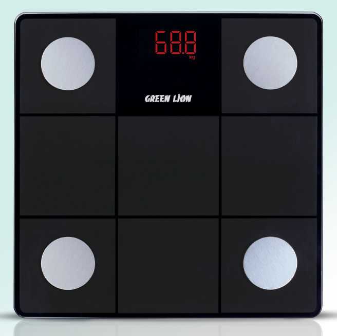 Green Lion Smart Body Fat Scale - Black
