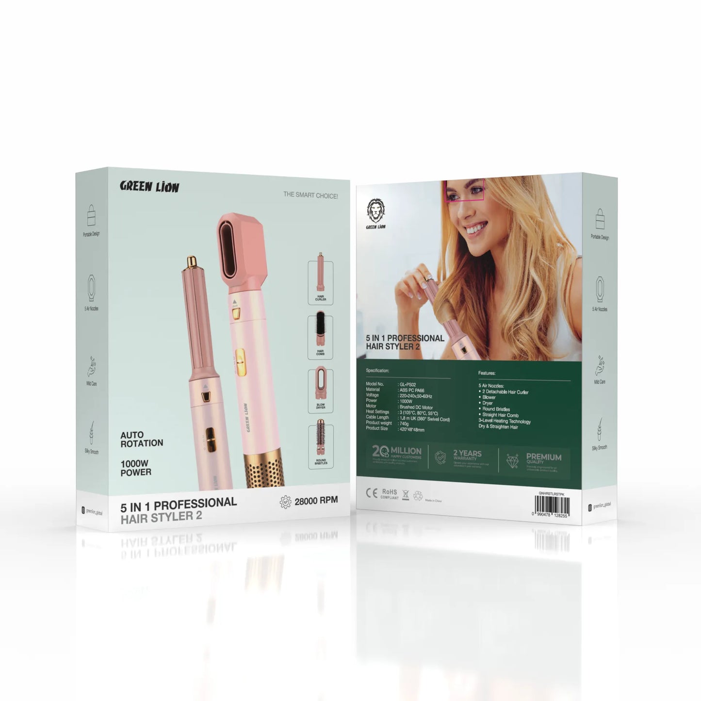 Green Lion 5 in 1 Professional Hair Styler 2