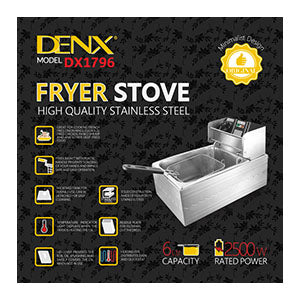 Denx Fryer Stove Stainless Steel