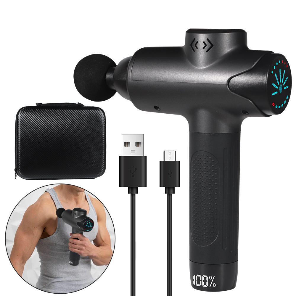 Massage Gun Deep Tissue, Percussion Back Massager Gun for Athletes Muscle Massage