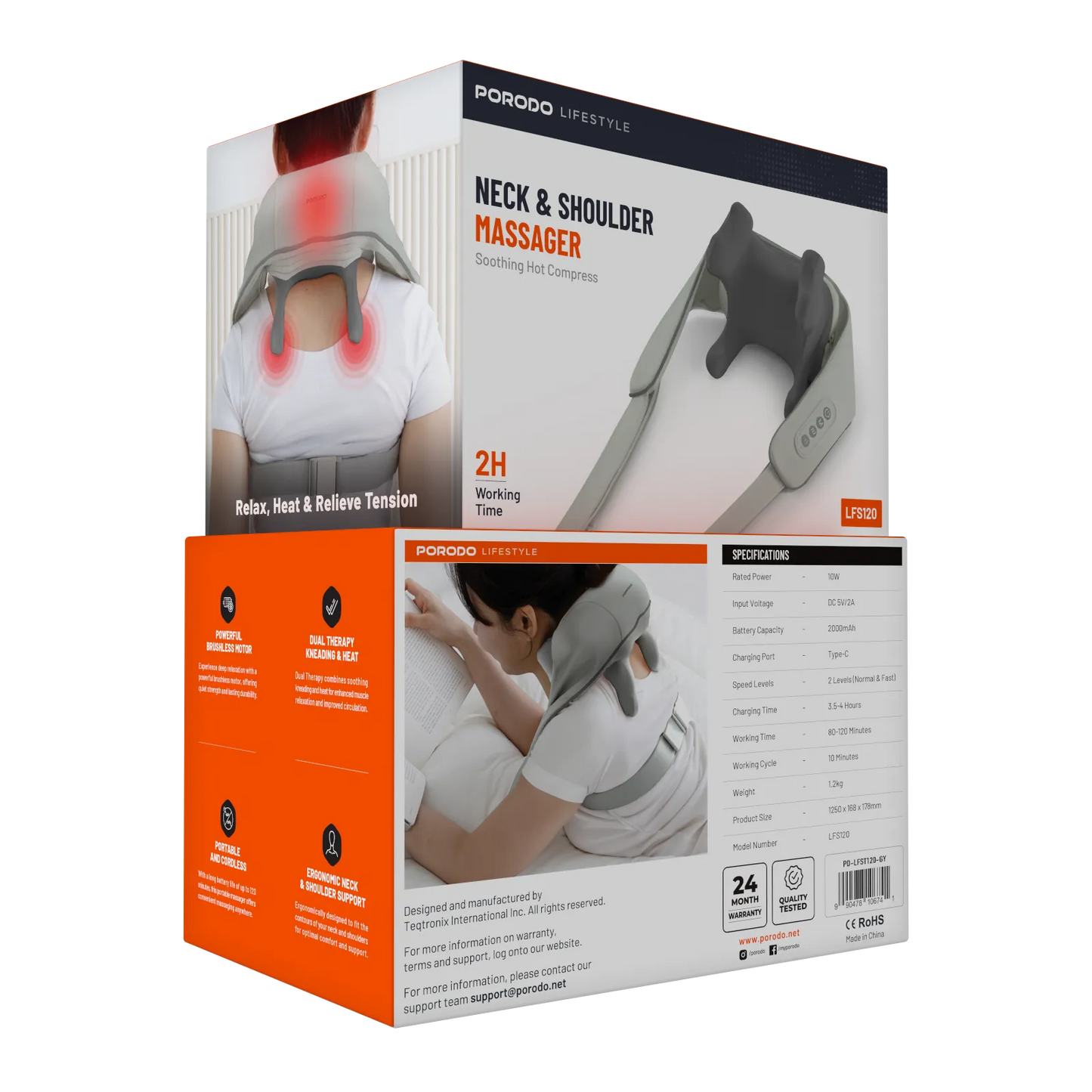 Porodo Lifestyle Neck & Shoulder Massager