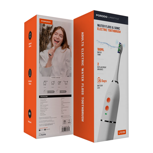 Porodo Lifestyle Water Floss & Sonic Electric Toothbrush