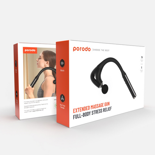 Porodo Extended Massage Gun Full-Body Stress Relief
