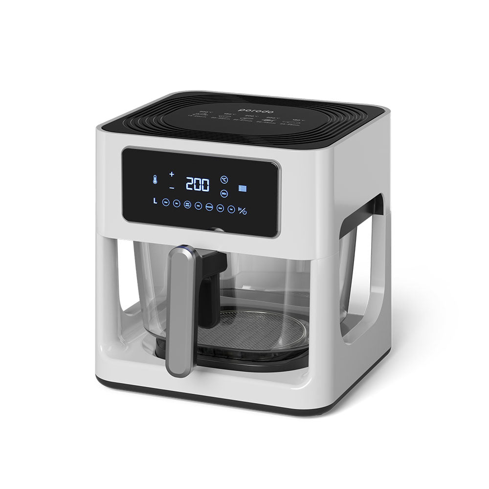 Porodo LifeStyle 5L Glass Pot Air Fryer White