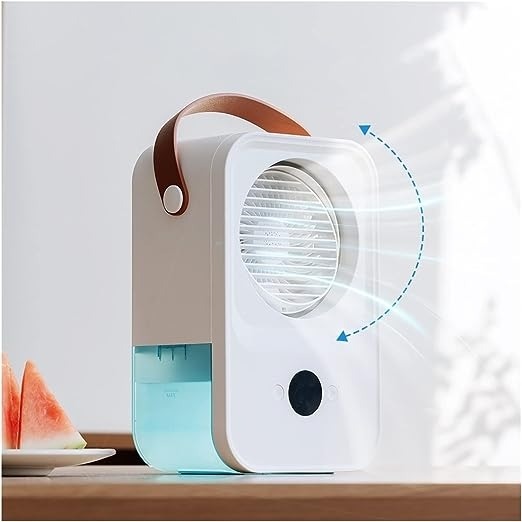 Porodo Water & Ice Nano Mist Cooling Fan | Digital Display | 6H Working Time | 4 Fan Levels