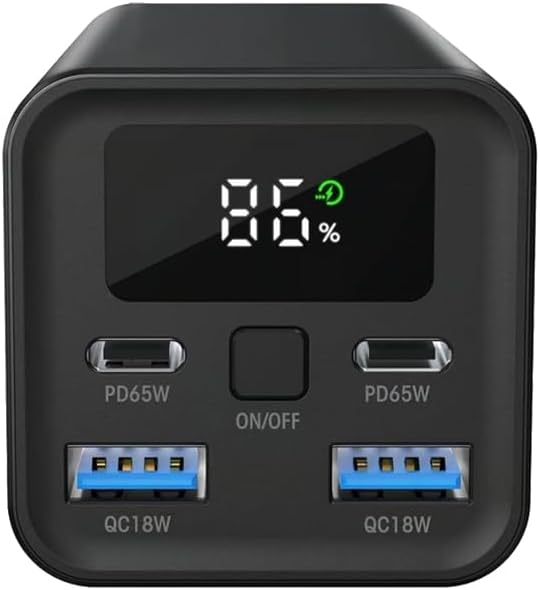 Green Lion Turbo Power Bank PD 65W 20000 mAh - Black