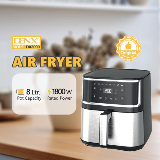 DENX DX2090 Air Fryer 8L Capacity, 1800W