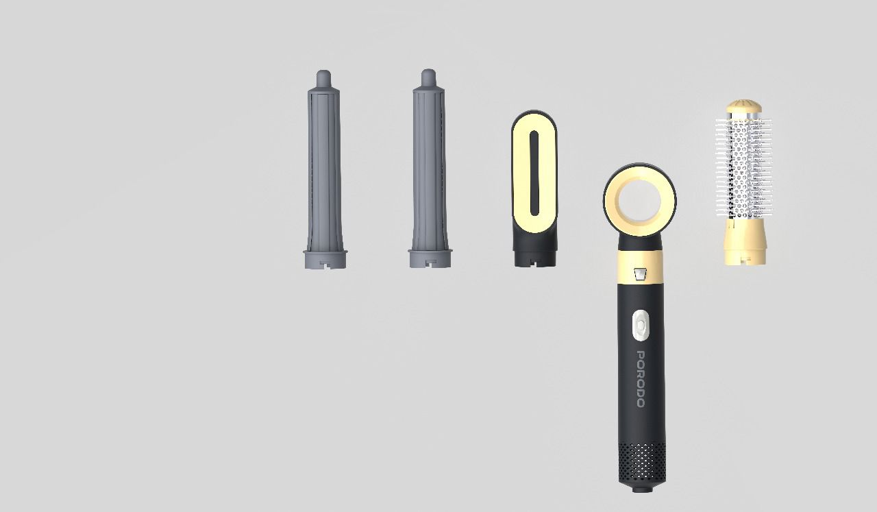 Porodo Lifestyle Multi-Styling Hair Dryer Set