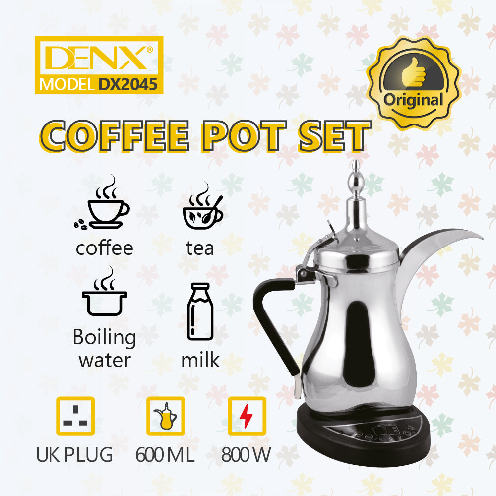DENX DX2045 Coffee Kettle – 800W Power, 600ml Capacity