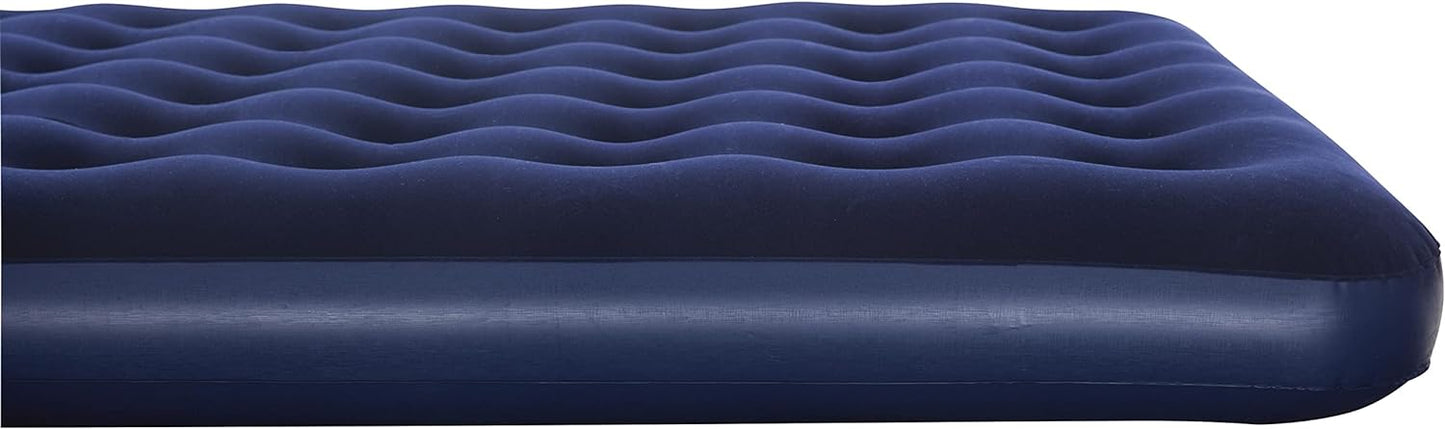 Inflatable Flocked Bed 80" x 60" x 8.75"/2.03m x 1.52m x 22cm