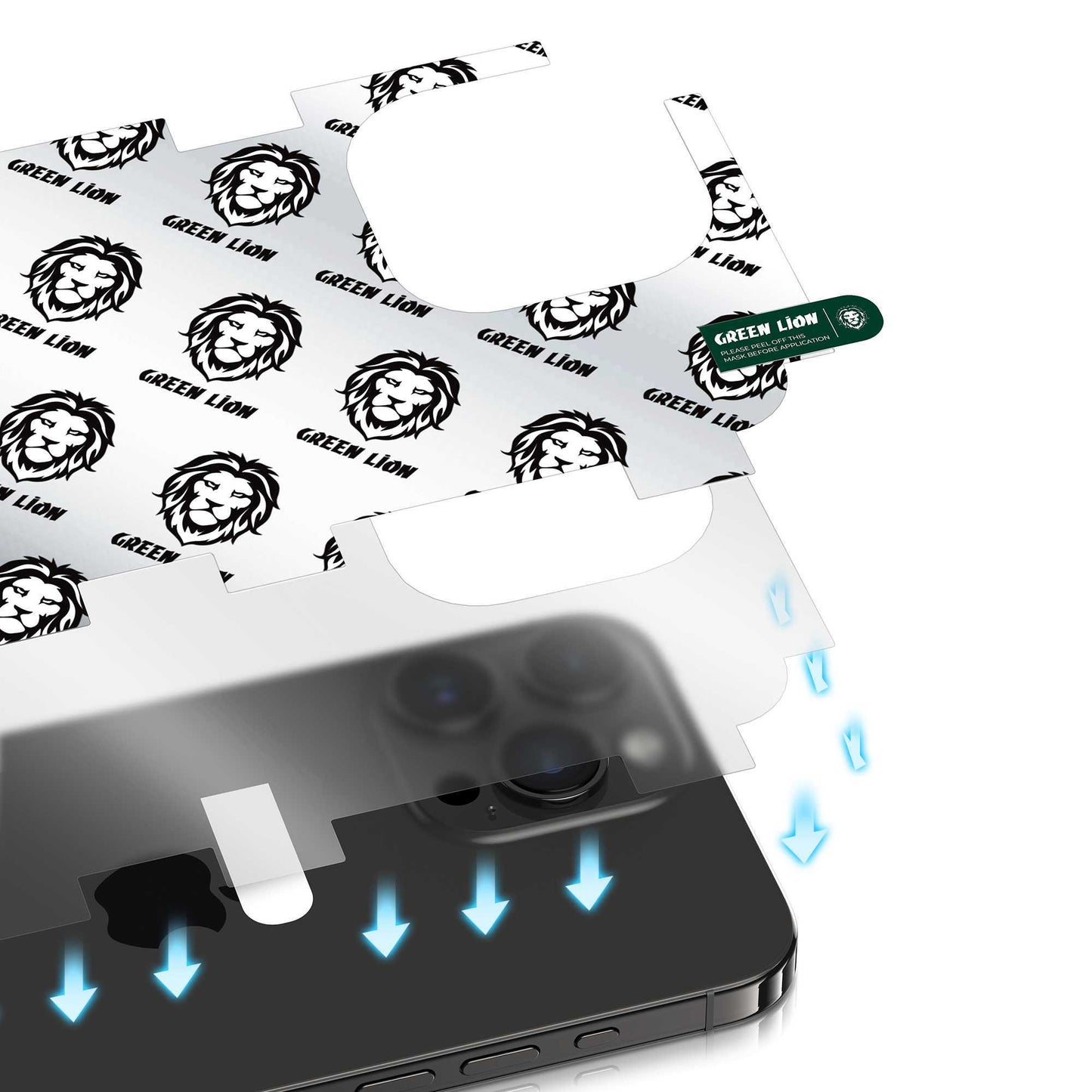 Green Lion 4 in 1 Defender Pack for iPhone 15 Pro Transparent