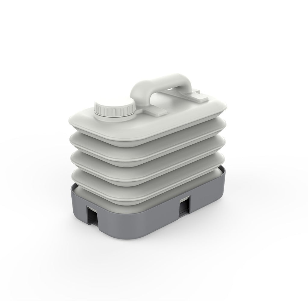 خزان مياه قابل للطي من جرين ليون بسعة 10 لتر للتخييم - أبيض