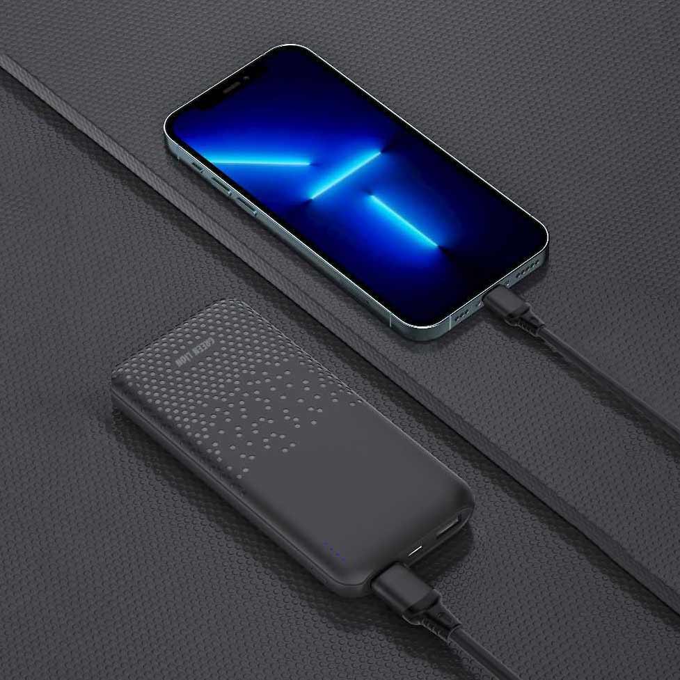 Green Lion Rome Ultra Slim Power Bank 10000mAh Black