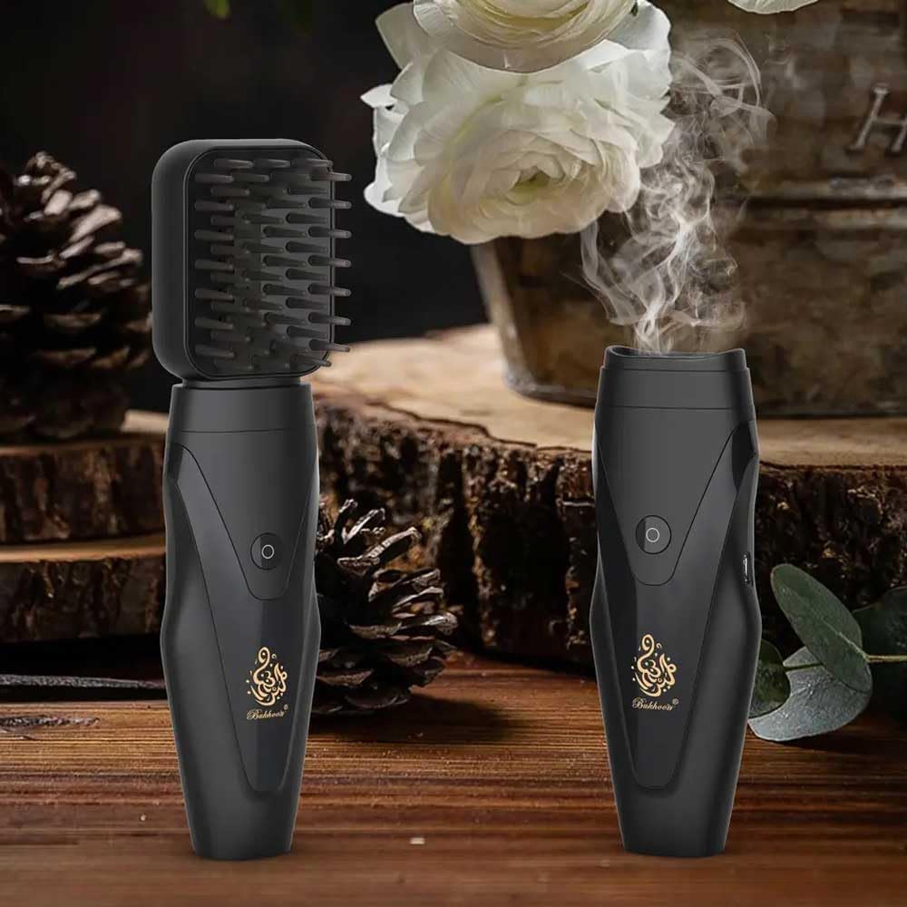 Electric Oud Bakhoor Incense Burner with Soft Comb