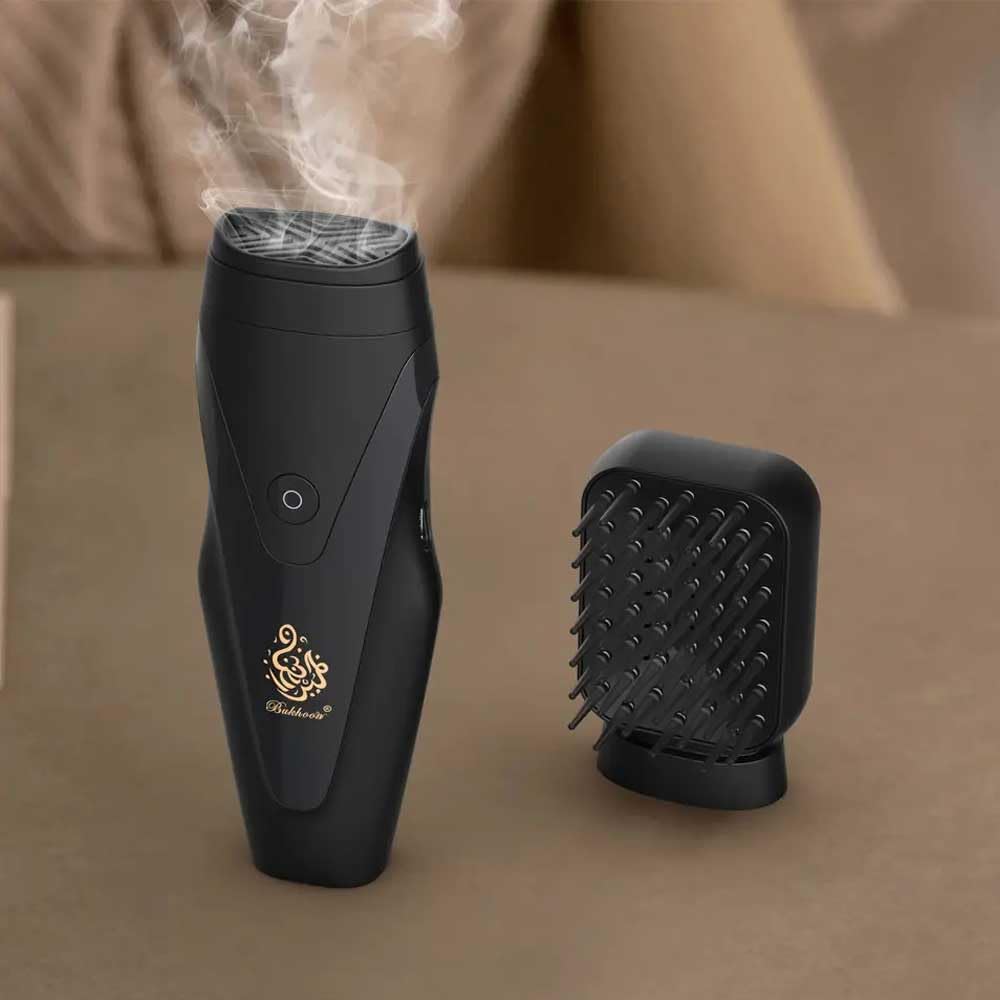 Electric Oud Bakhoor Incense Burner with Soft Comb