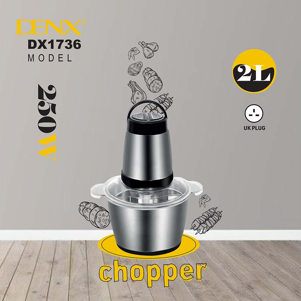 DENX Multifunctional Meat Grinder 2L DX1736
