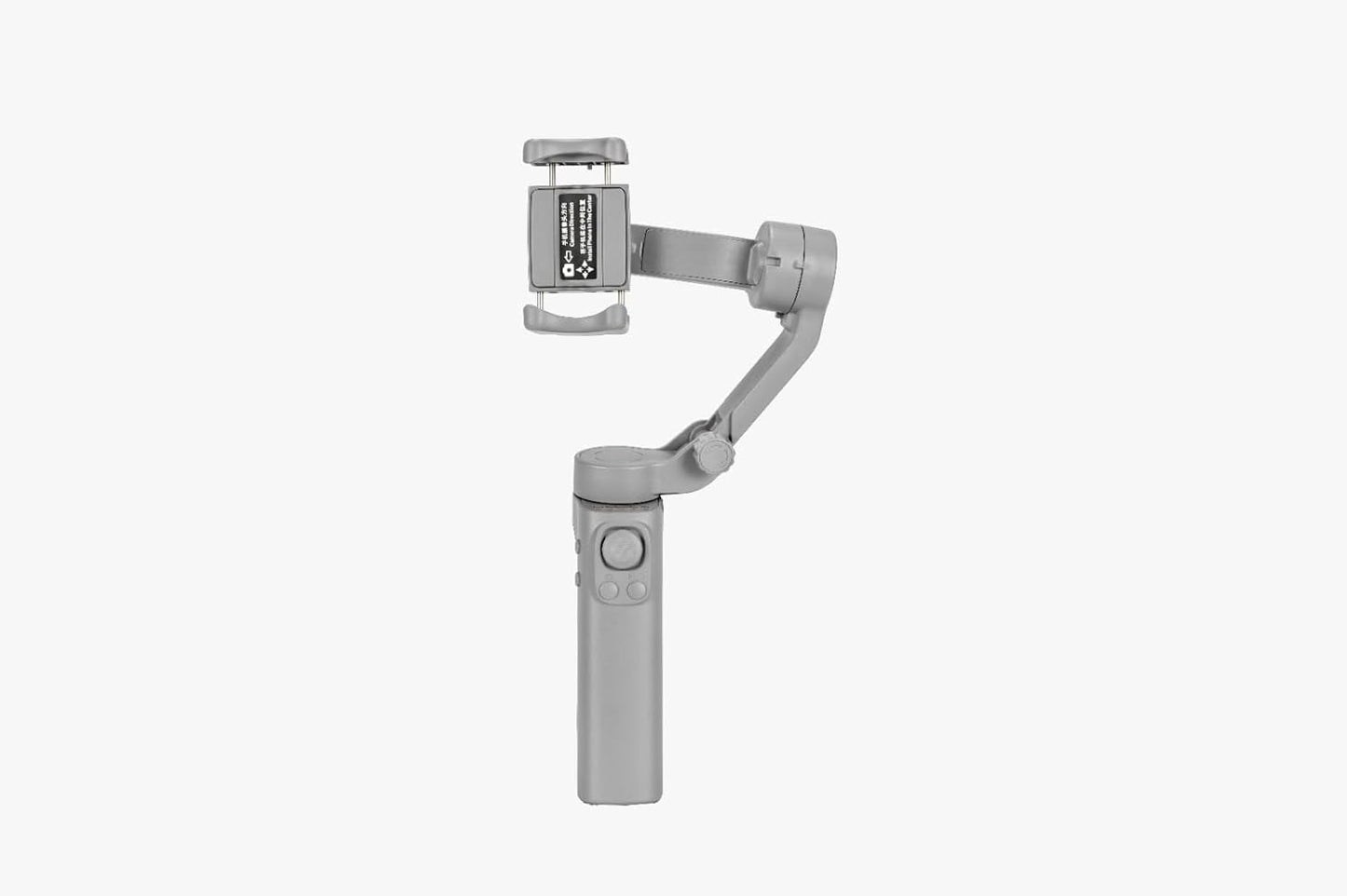 Porodo 3-Axis Gimbal Stabilizer With AI Face & Object Tracking, Rolling, Pitching & Pan Angles, Versatile Sooting Modes, 7 Hrs Continous Working Time, 2200mAh Built In Battery, Android/iOS App- Gray