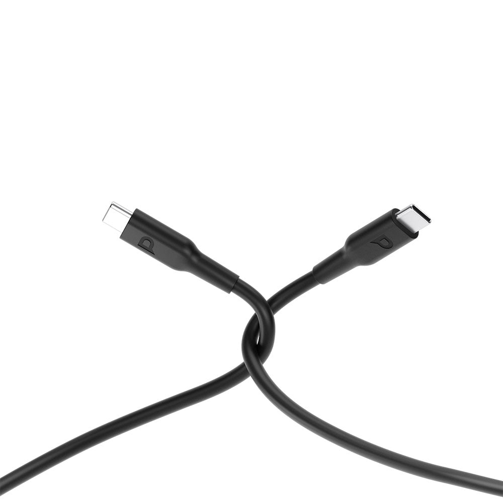 Powerology PVC Type-C to Type-C PD Cable 2M - Black
