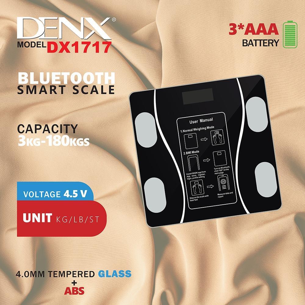 DENX BLUETOOTH SMART SCALE DX1717 4.5 V