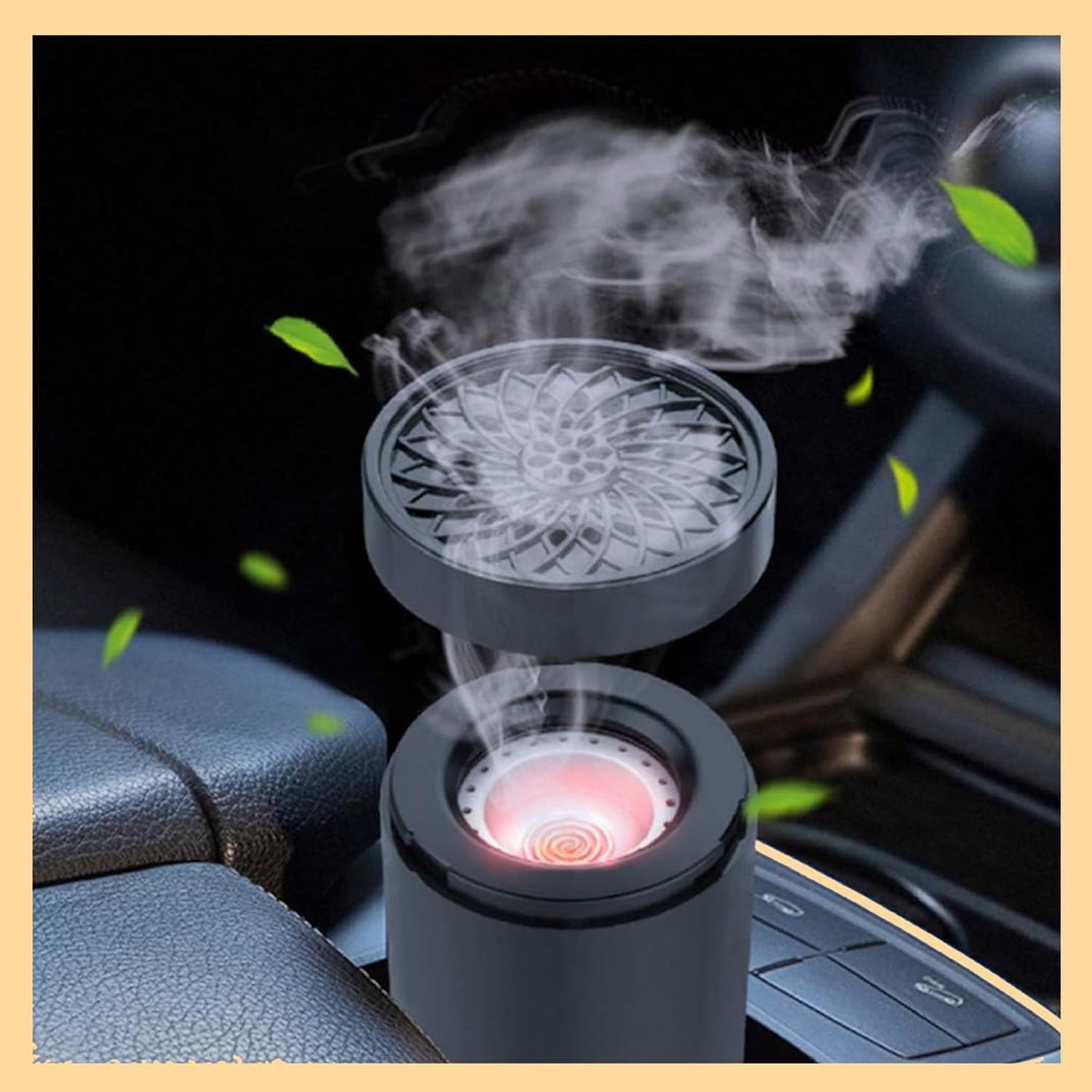 Electric Bukhoor Burner for Car Usb Type-C Power Electrical Bakhoor Burner for Home Rechargeable Electric Mini Portable Incense Burners