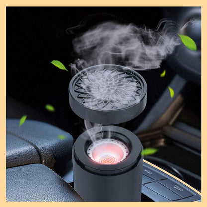 Electric Bukhoor Burner for Car Usb Type-C Power Electrical Bakhoor Burner for Home Rechargeable Electric Mini Portable Incense Burners