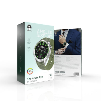 Green Lion Signature Pro Smart Watch - Silver