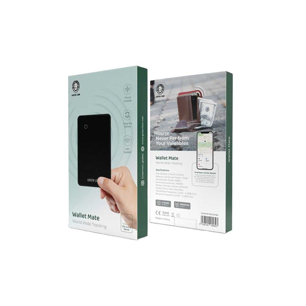 Green Lion Wallet Mate Card Finder Black