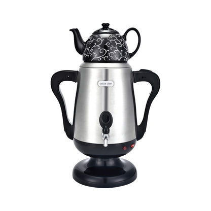 Green Lion Electric Samovar - Silver