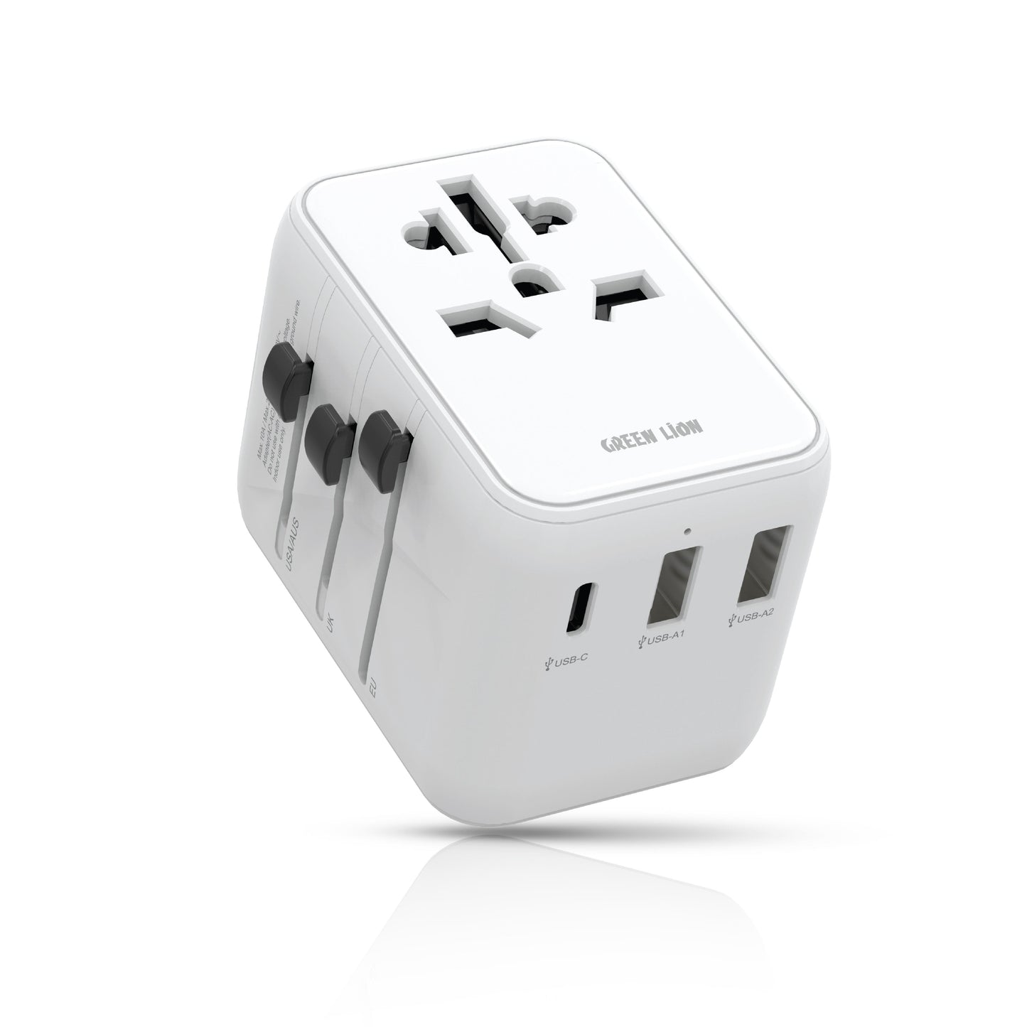 Green Lion 20W Universal Travel Adapter White