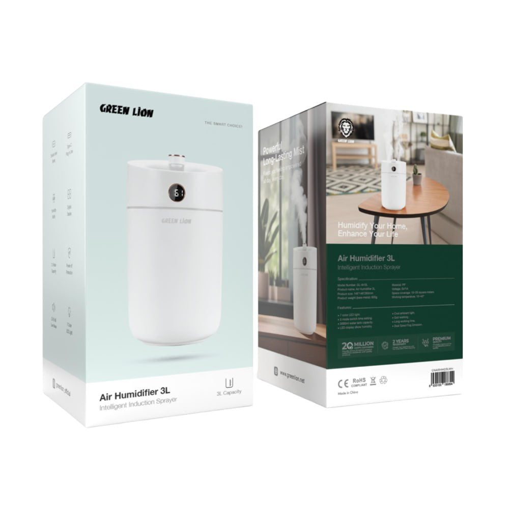 Green Lion Air Humidifier 3L Intelligent Induction Sprayer