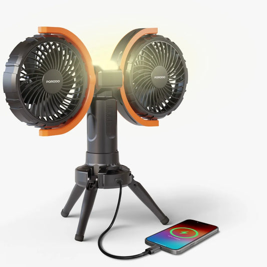 Porodo Lifestyle Dual-Head Oscillating Fan