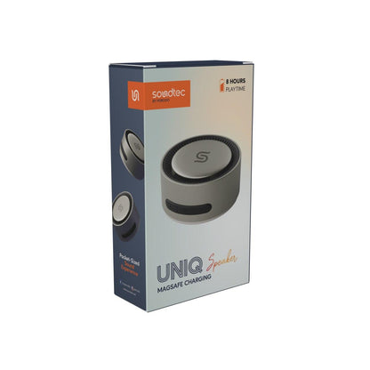 Porodo Soundtec Uniq Magnetic Wireless Charging Bluetooth Speaker - Titaniun