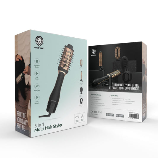 Green Lion 5 In 1 Multi Hair Styler Gold And Black