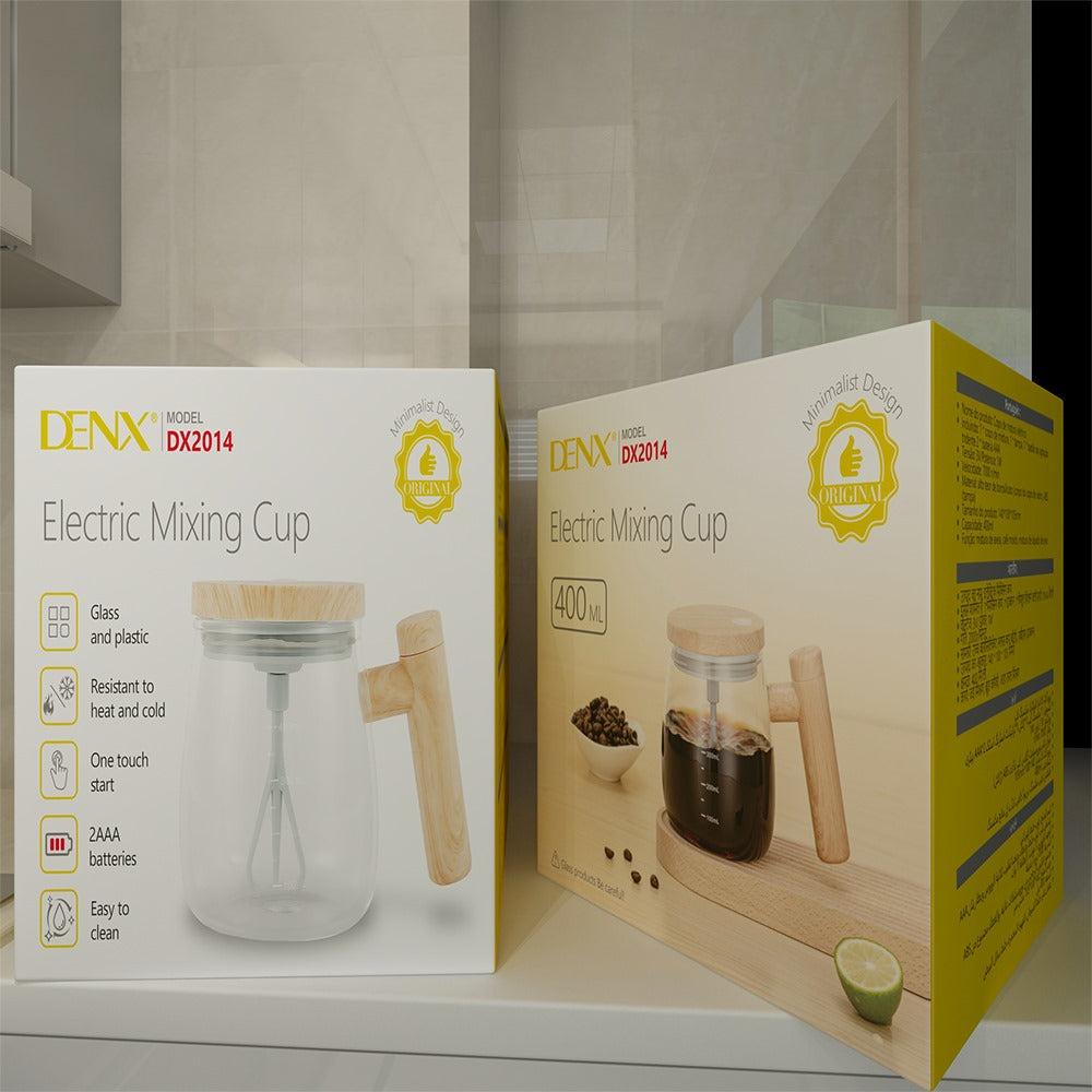 DENX Glass Electric Mixer Cup