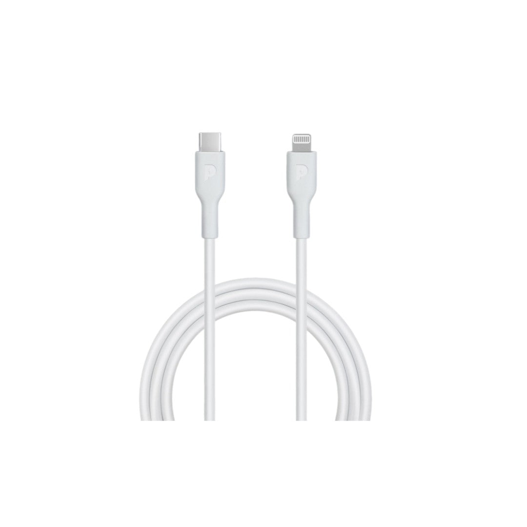 Powerology Mfi Cable Type-C to Lightning 20W 1.2M - White