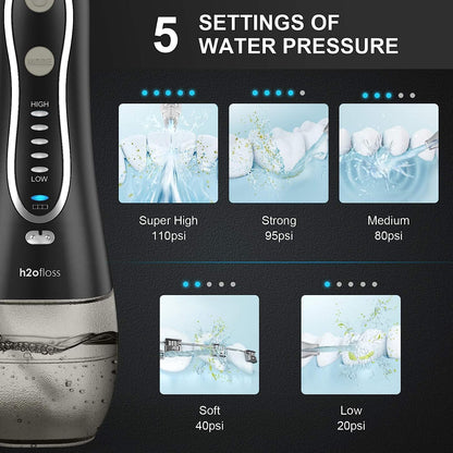 H2ofloss Water Dental Flosser, H2ofloss Cordless Oral Irrigator