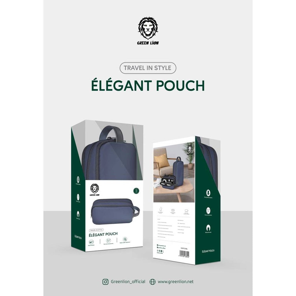 Green Lion Elegant Pouch