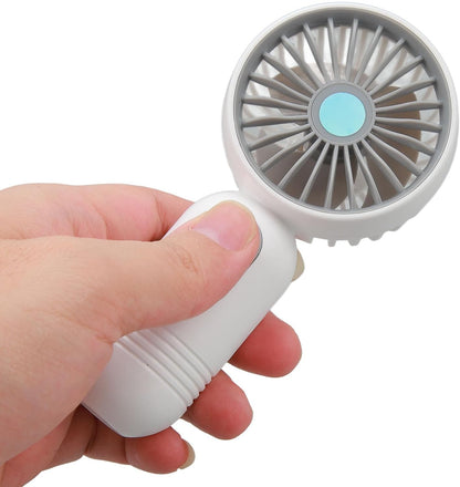 Mini Handheld Fan 3 Wind Speed Adjustable Strong Wind