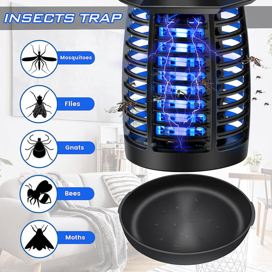 Electric Bug Zapper for Indoor Outdoor, High Powered UV Light Mosquito Zapper Killer