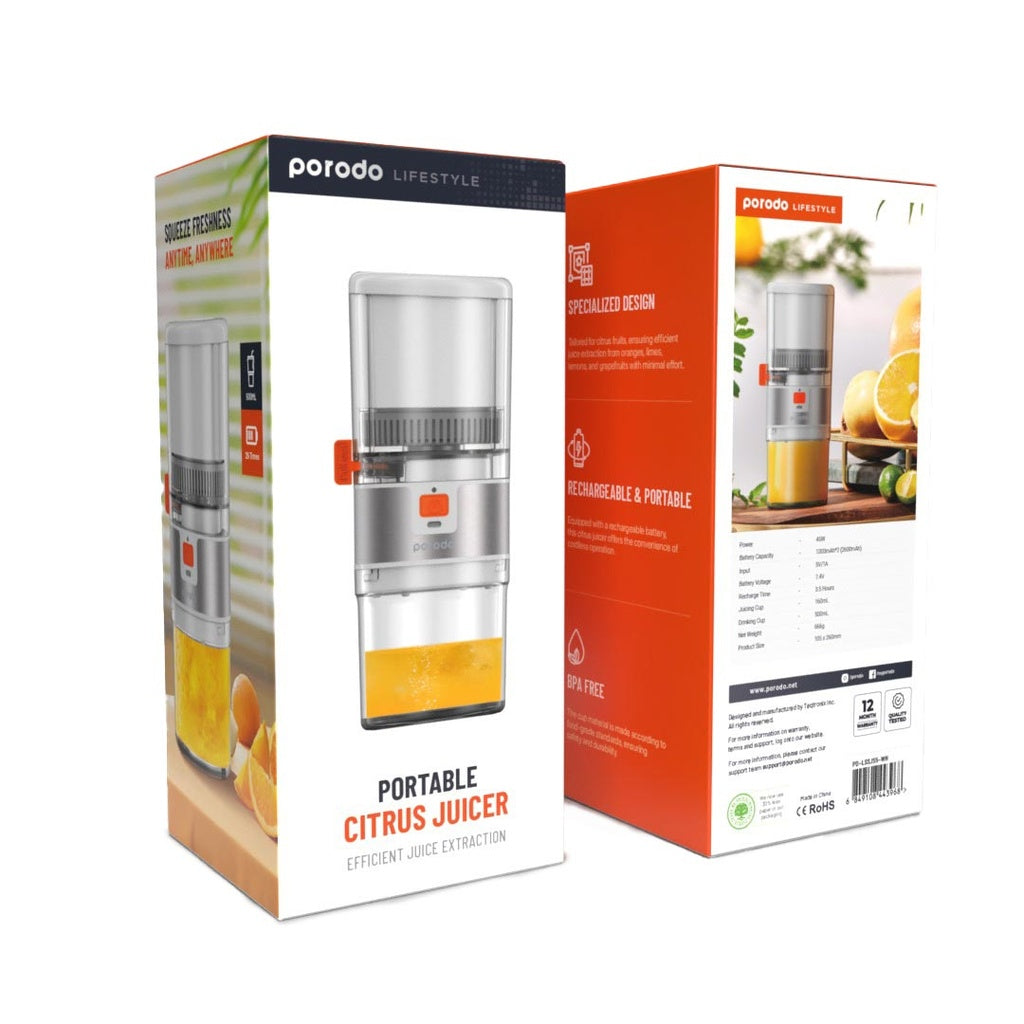 Porodo Lifestyle Portable Slow Juicer 55W